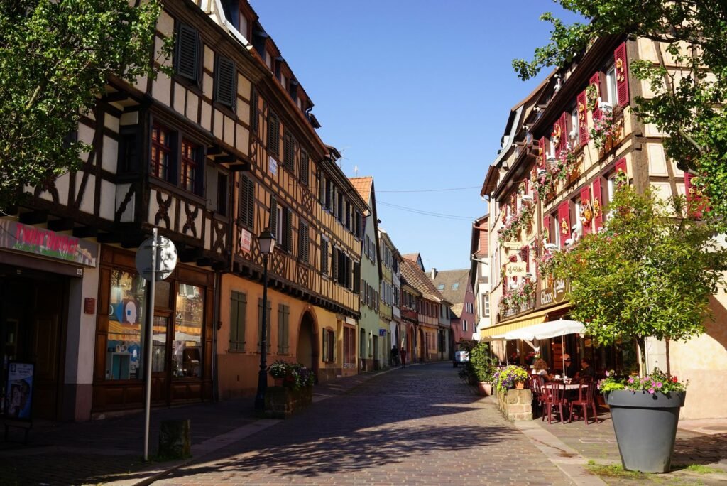 Rue du centre historique de Barr en Alsace